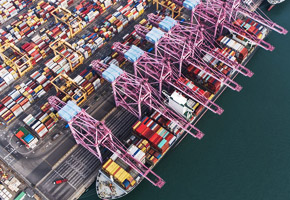 한진부산컨테이너터미널 사진