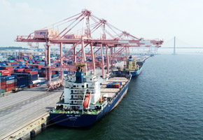 평택컨테이너터미널 사진